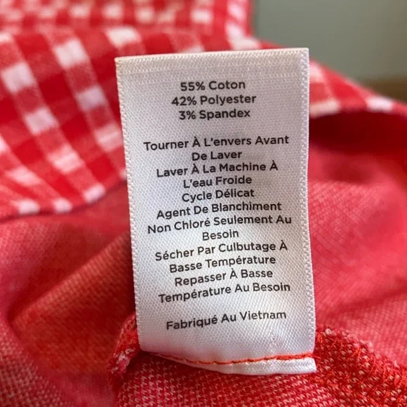 Talbots Sleeveless Gingham Top - Picture 9 of 16